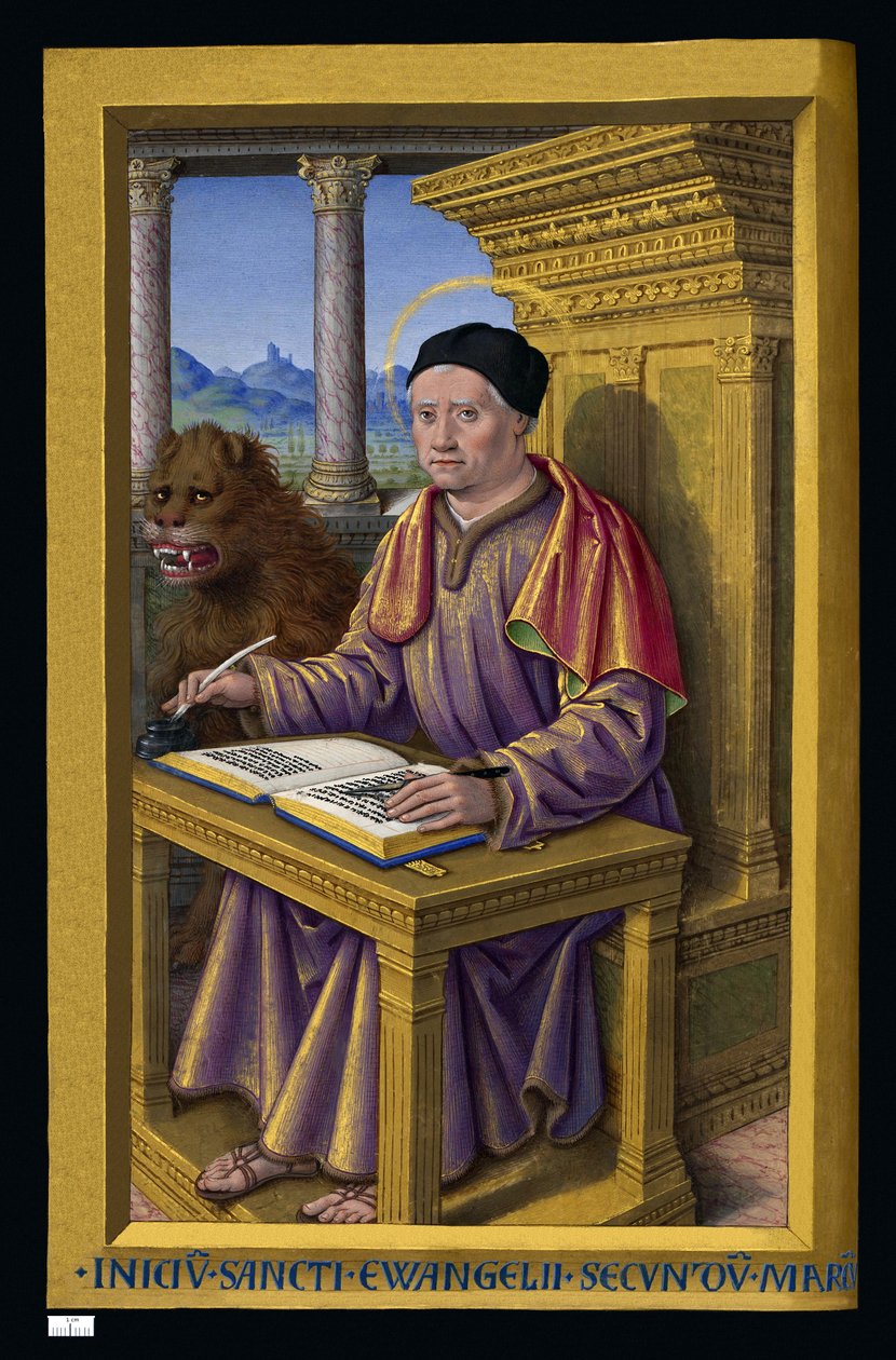 Markus der Evangelist von Jean Bourdichon
