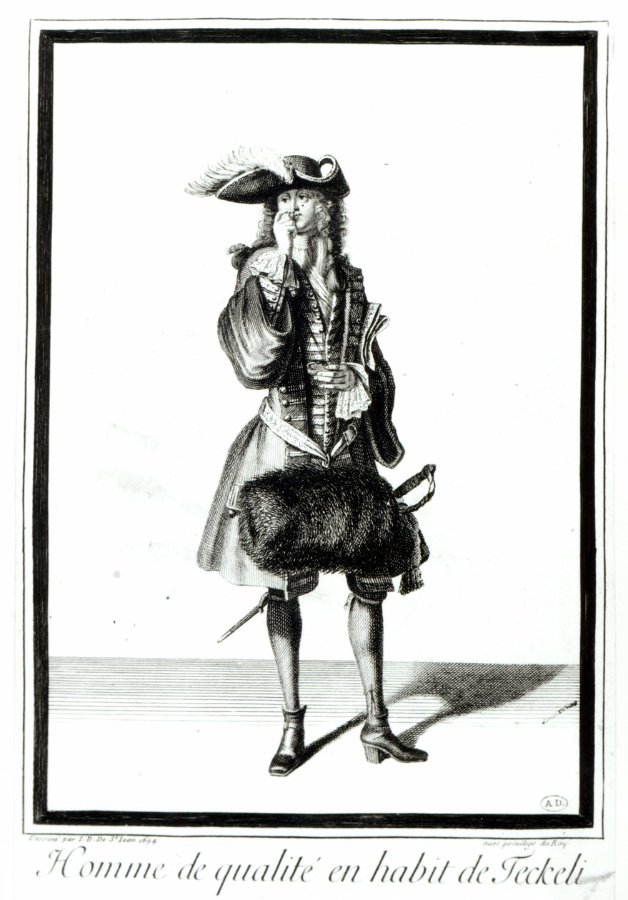 Ein Edelmann in Teckeli-Kleidung von Jean Dieu de Saint Jean