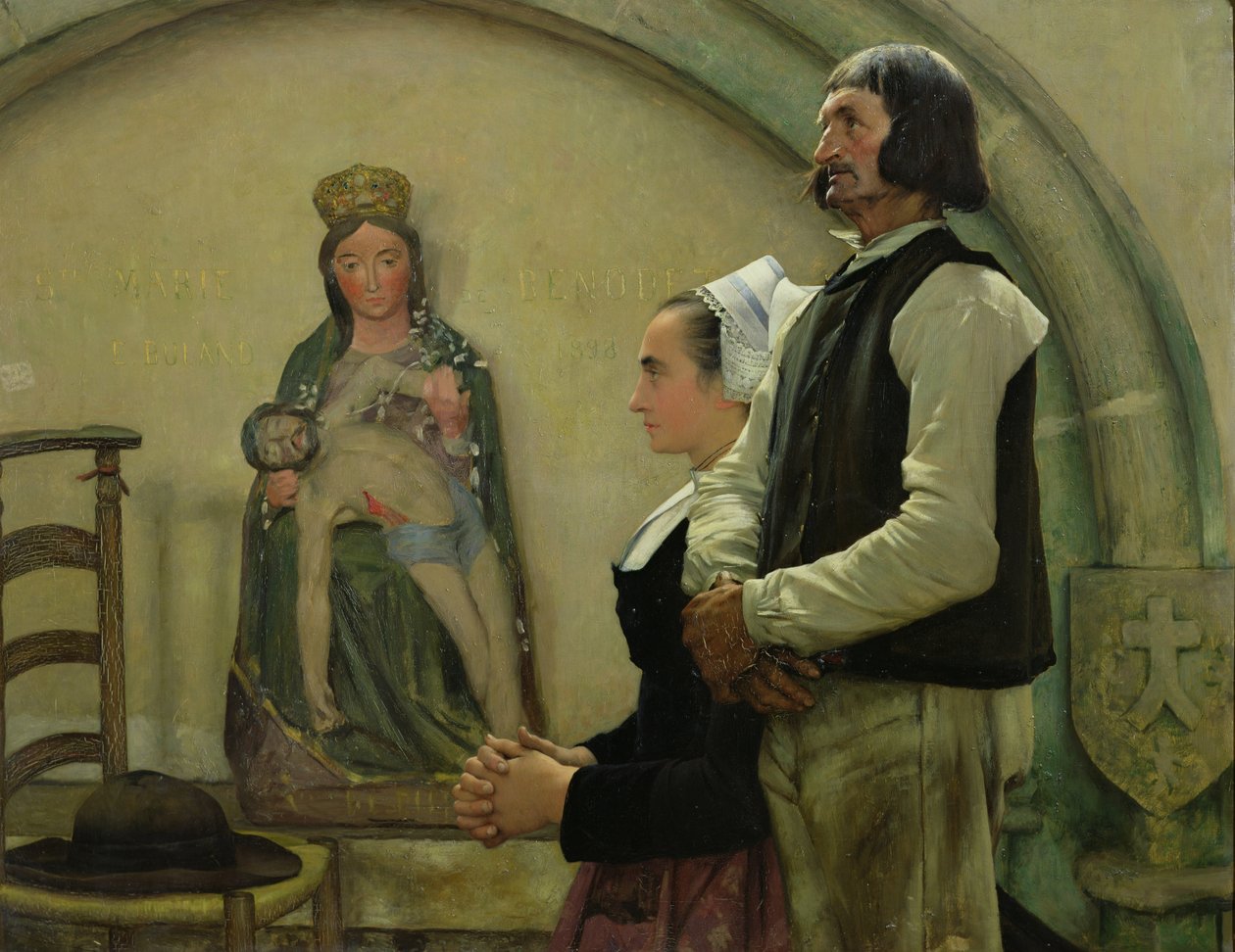 Besuch bei der Jungfrau von Benodet, 1898 von Jean Eugene Buland