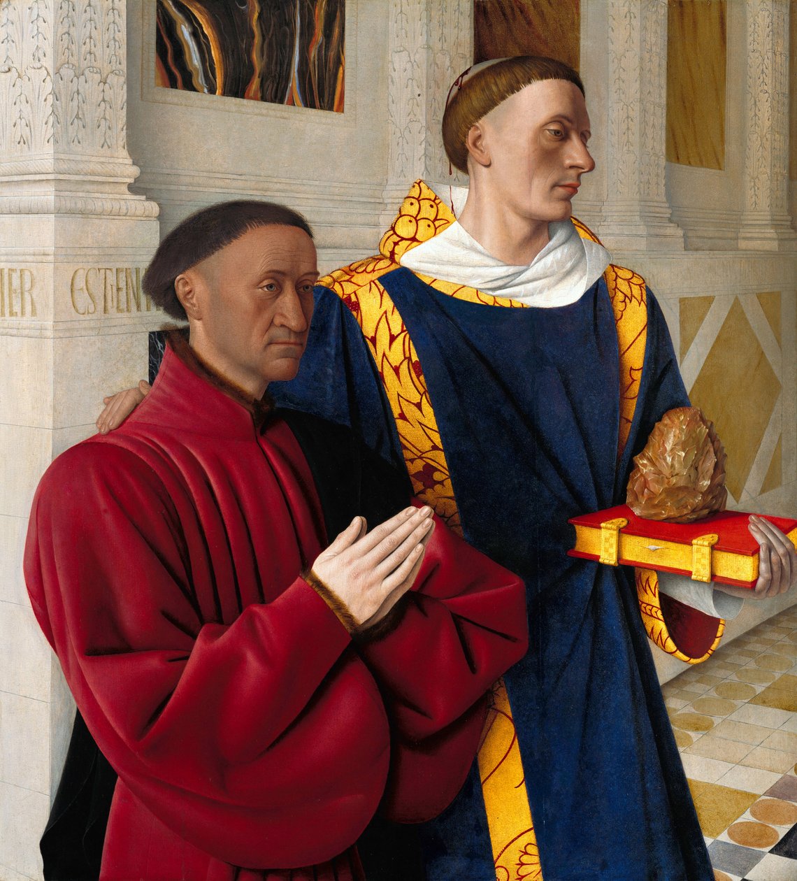 Étienne Chevalier mit St. Stephan von Jean Fouquet