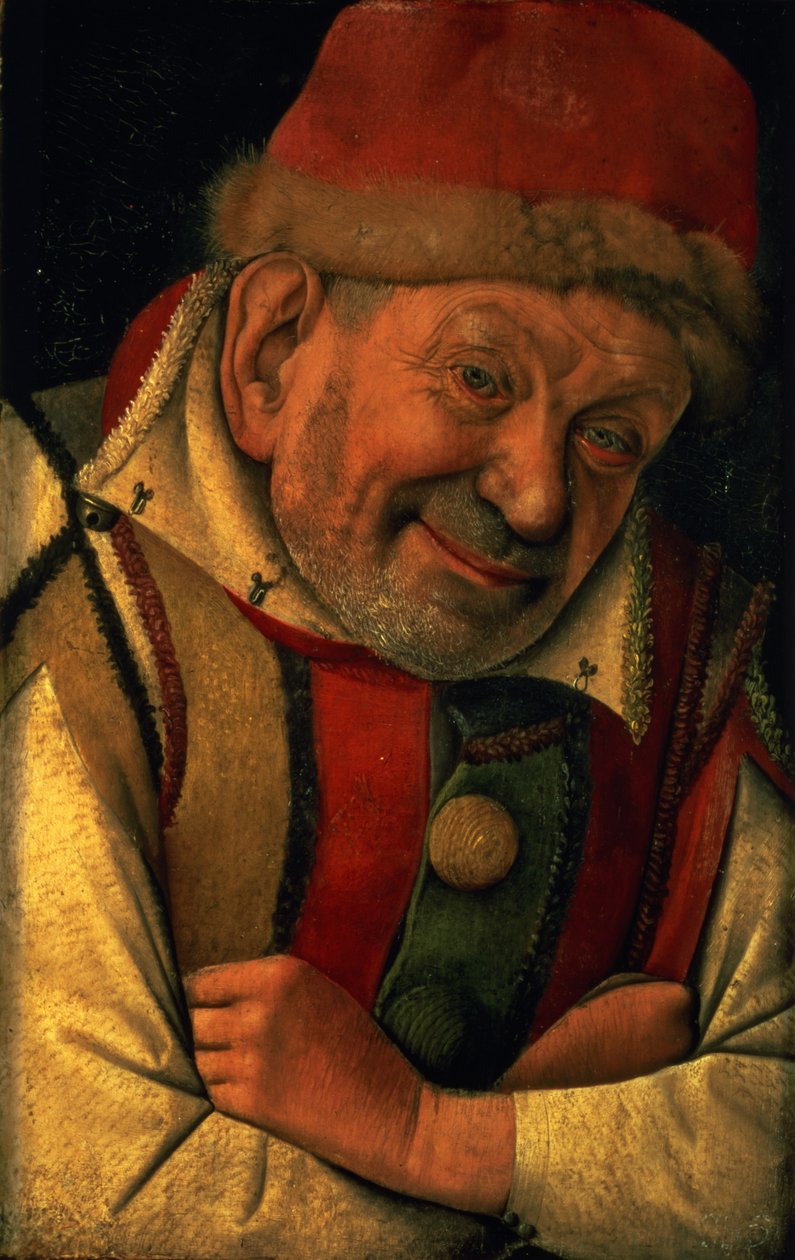 Gonella, der Hofnarr von Ferrara, ca. 1445 (Tafel) von Jean Fouquet