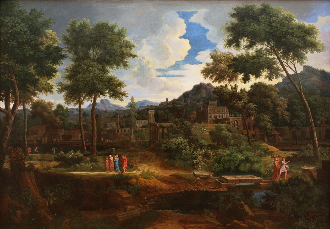 Klassische Landschaft von Jean Francois Millet