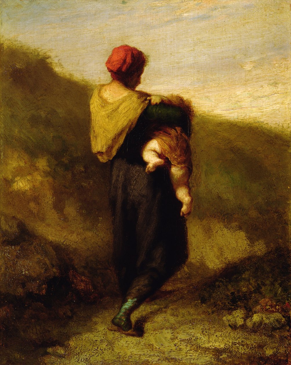 Mutter und Kind von Jean Francois Millet
