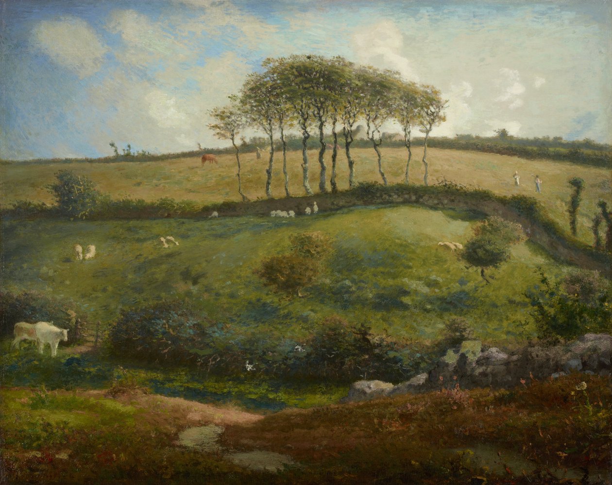 Weide bei Cherbourg (Normandie) von Jean Francois Millet