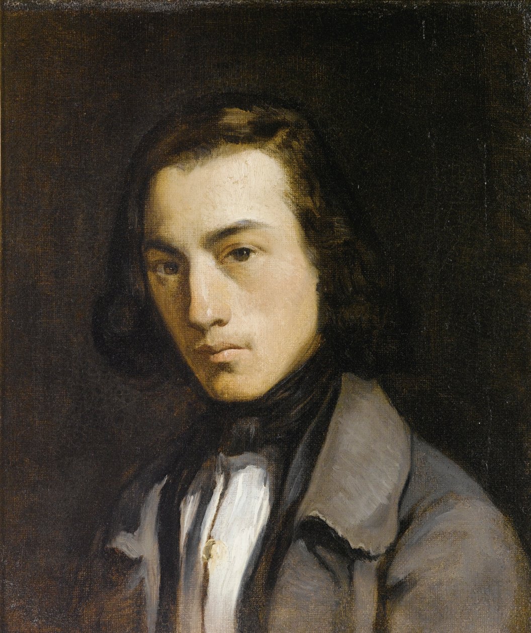 Porträt eines jungen Mannes von Jean Francois Millet