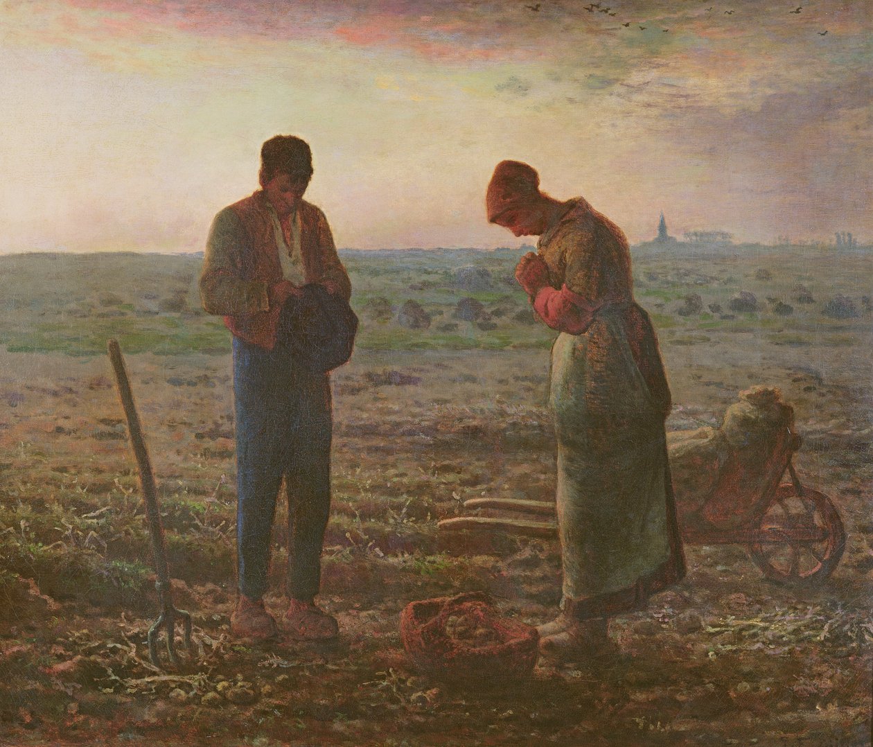 Das Angelus, 1857-59 von Jean Francois Millet