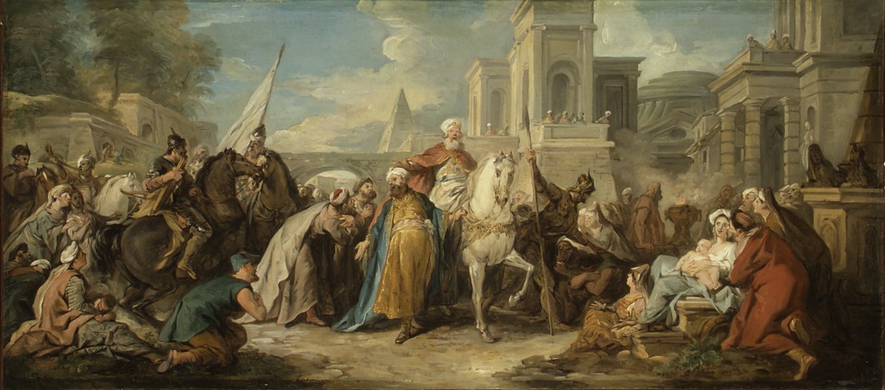 Der Triumph von Mordechai von Jean François de Troy