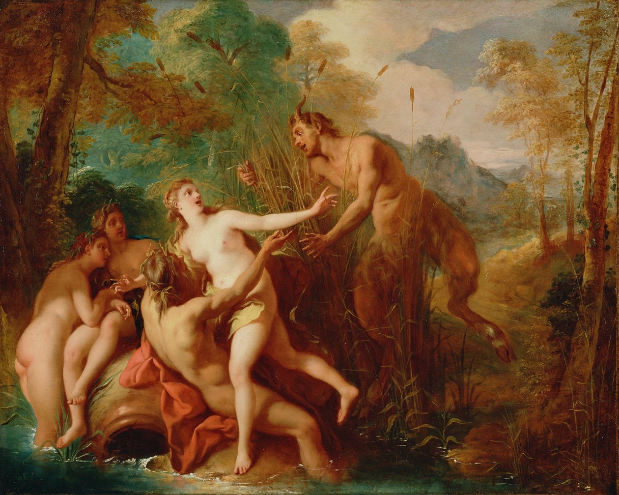 Pan und Syrinx von Jean François de Troy