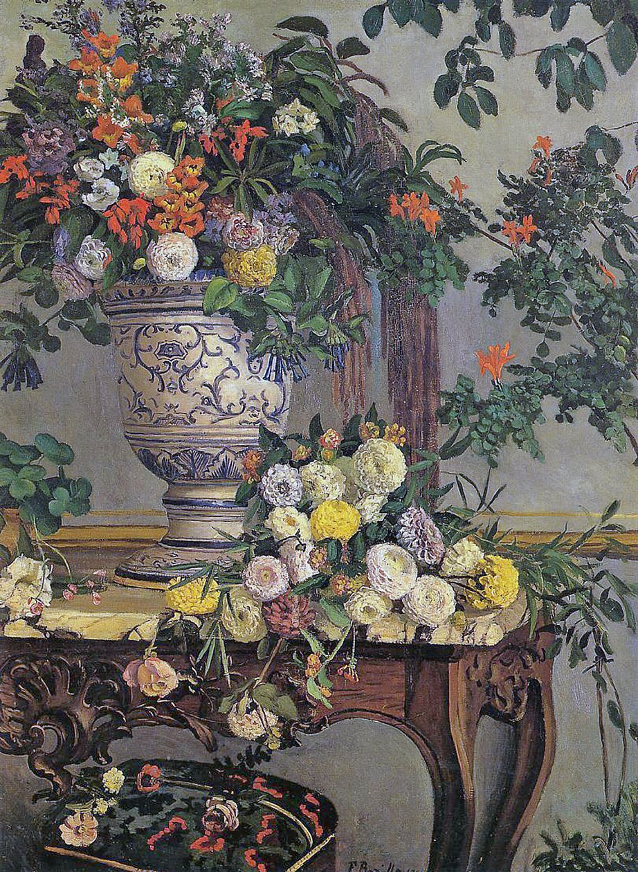 Blumen, 1868 von Jean Frederic Bazille