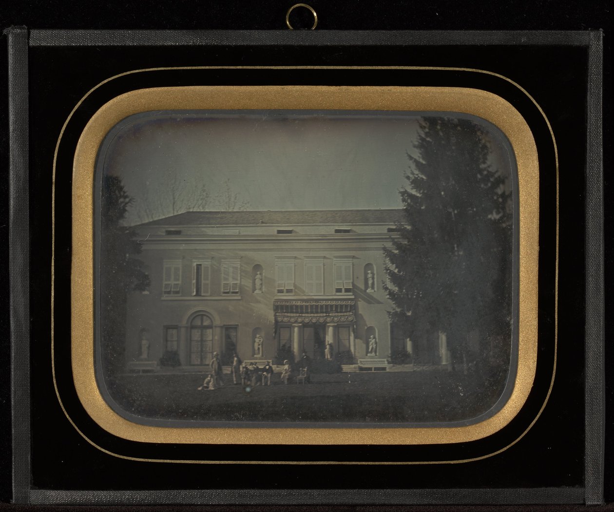 Gruppenporträt im Landhaus von Jean-Gabriel Eynard in Beaulieu von Jean Gabriel Eynard