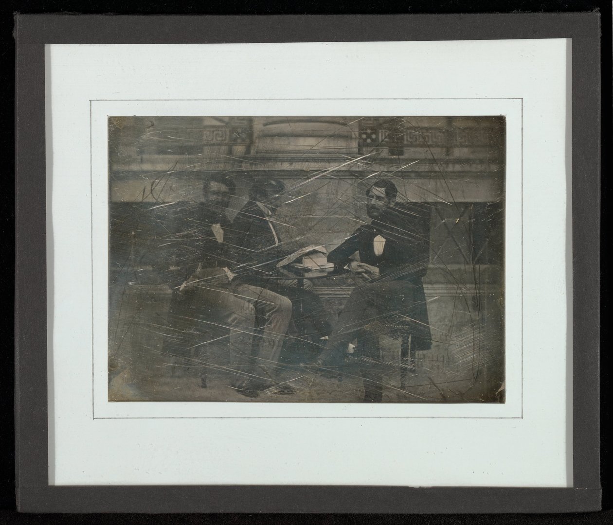 Gruppenporträt von drei Männern von Jean Gabriel Eynard