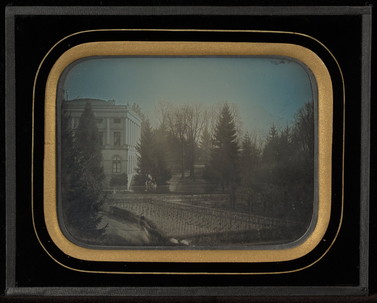 (Stadthaus von Jean-Gabriel Eynard, genannt Palais Eynard, mit Blick auf den Garten) von Jean Gabriel Eynard