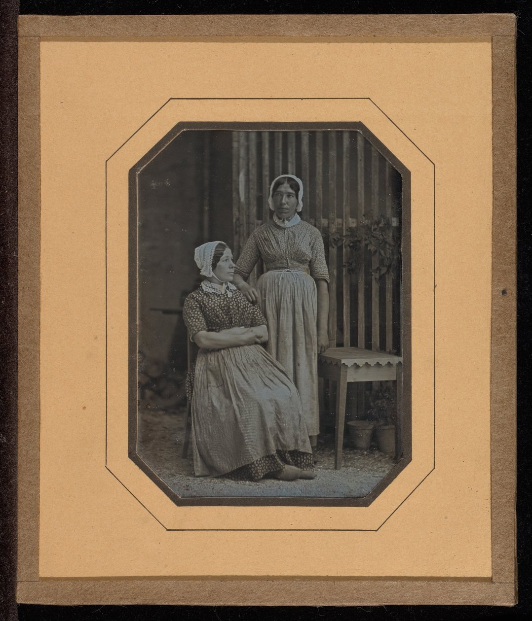 Porträt von zwei Dienern - Lisette Gilliard und Susette von Jean Gabriel Eynard
