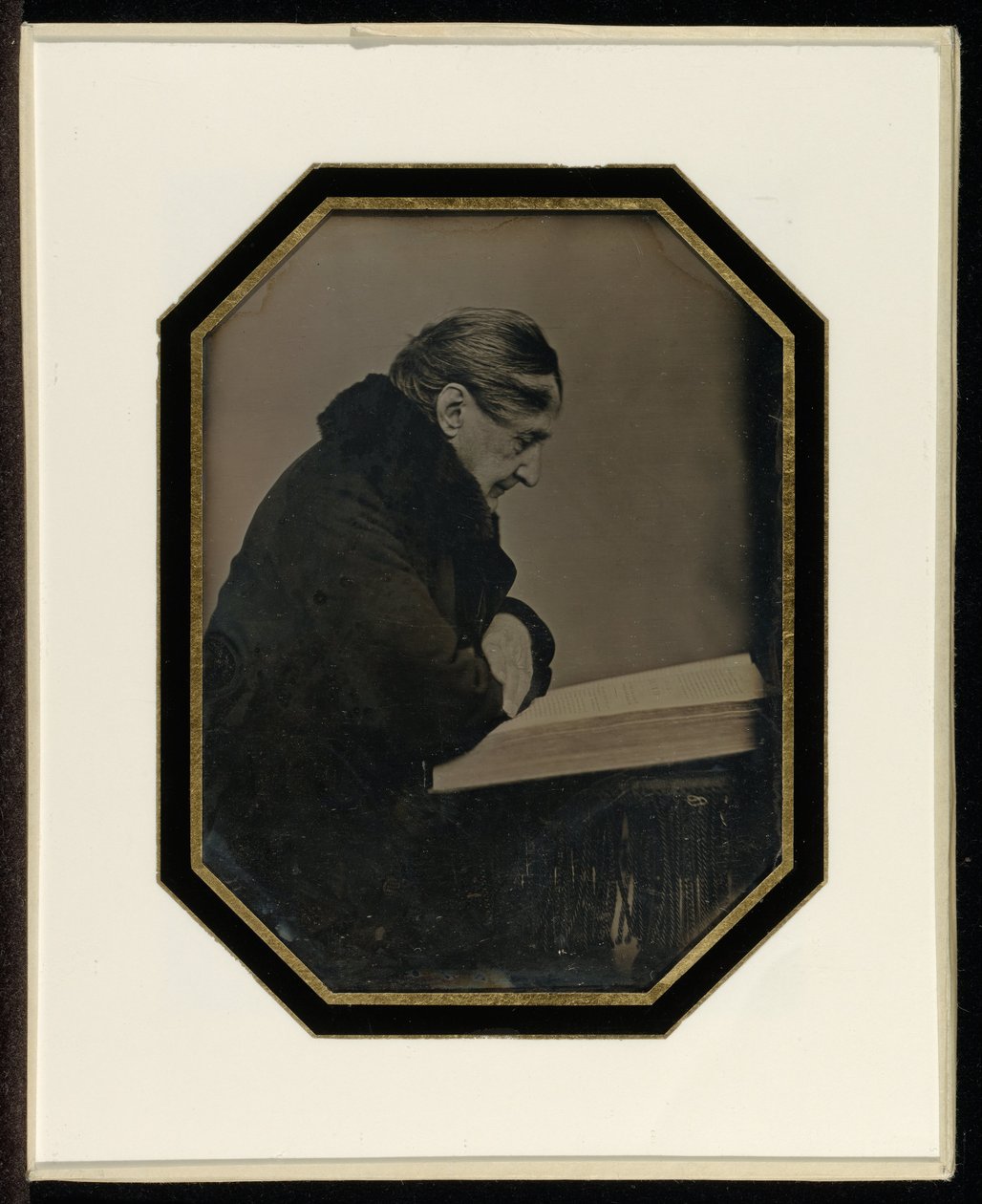 Selbstporträt mit einem Folianten von Jean Gabriel Eynard