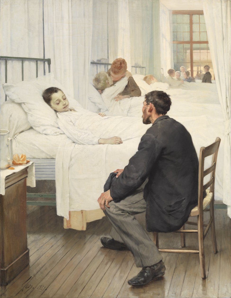 Der Tag des Besuchs im Krankenhaus von Jean Geoffroy