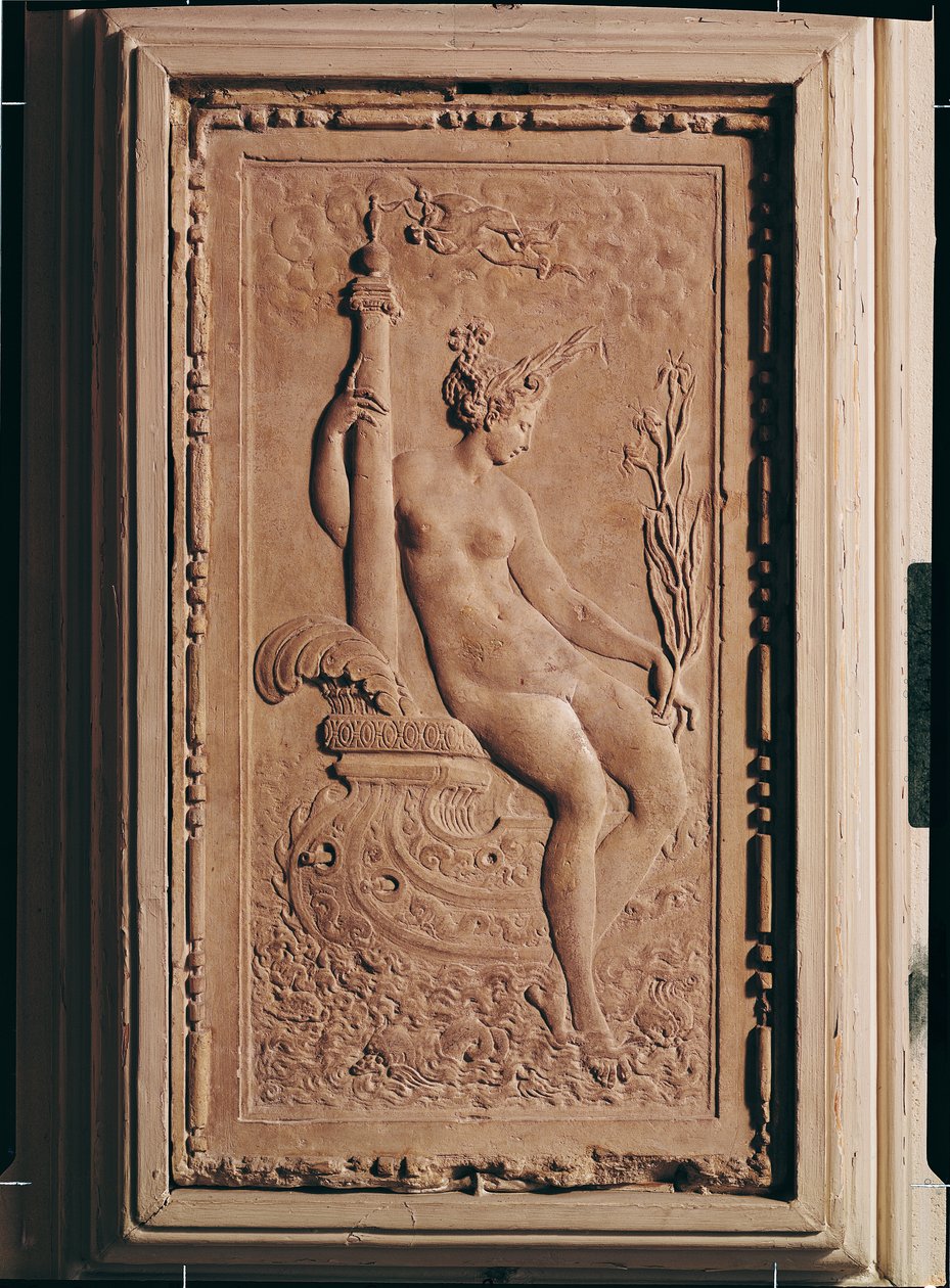 Die Nymphe der Seine, 1547-49 von Jean Goujon