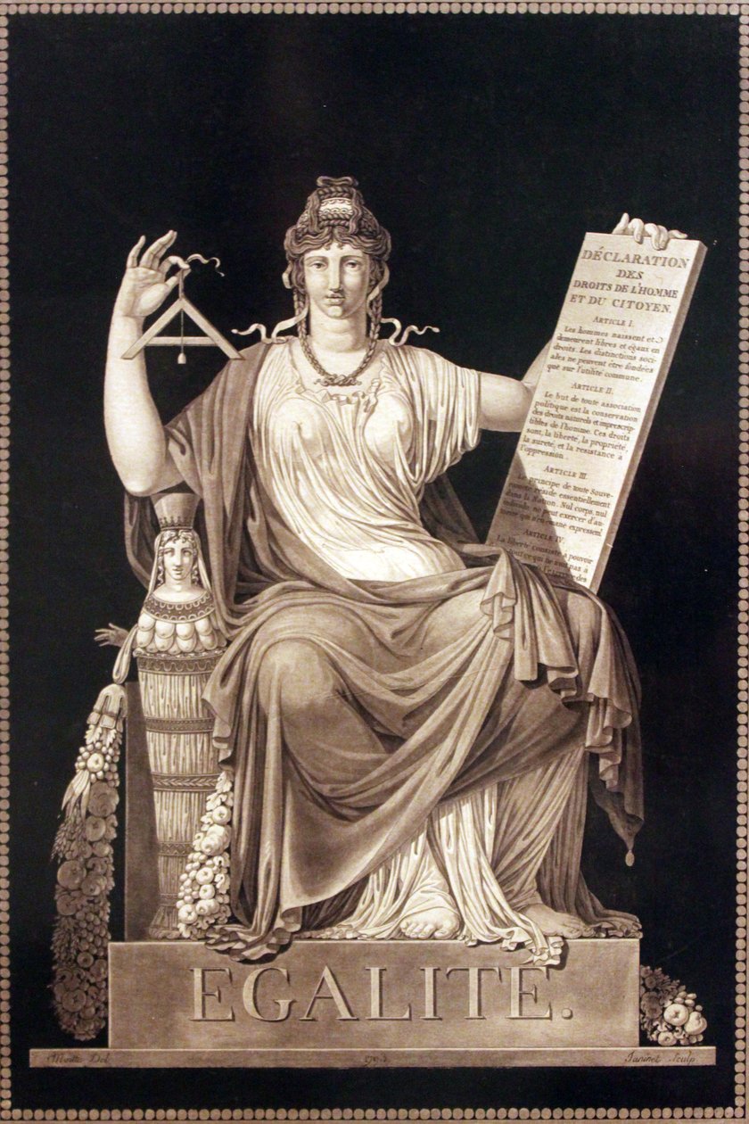 Gleichheit von Jean Guillaume Moitte
