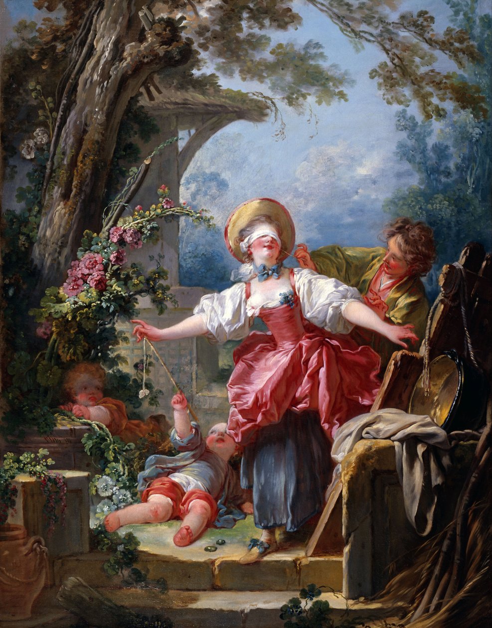 Blinde Kuh von Jean Honore Fragonard