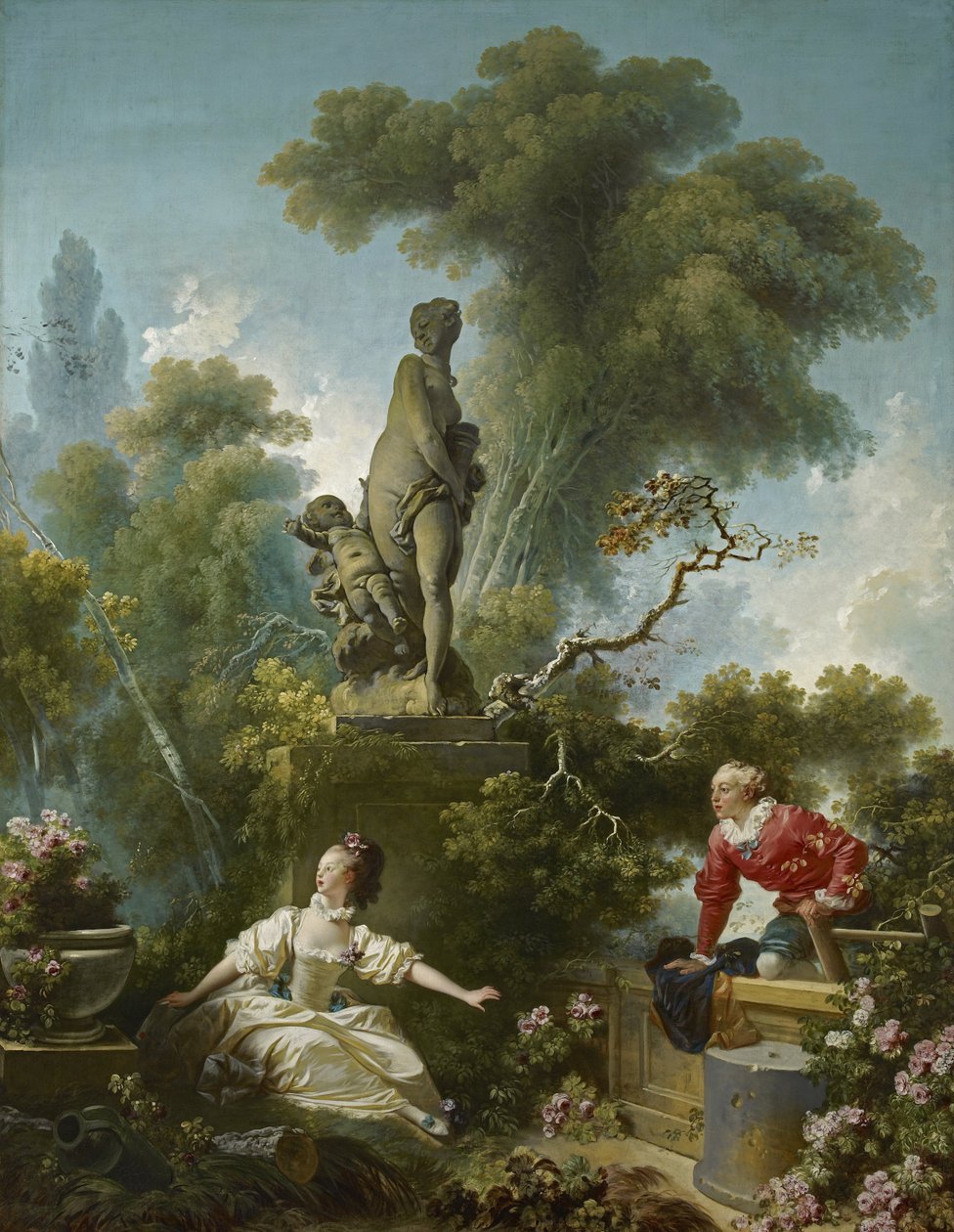 Die Fortschritte der Liebe von Jean Honore Fragonard