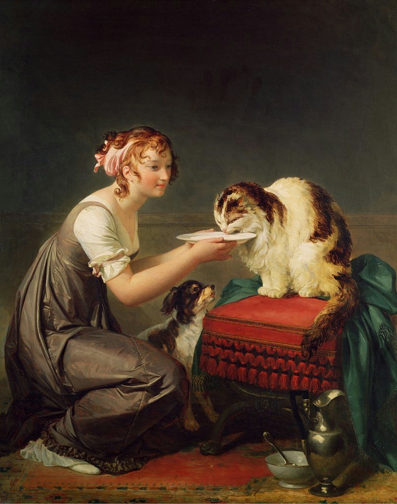 Das Mittagessen der Katzen von Jean Honore Fragonard