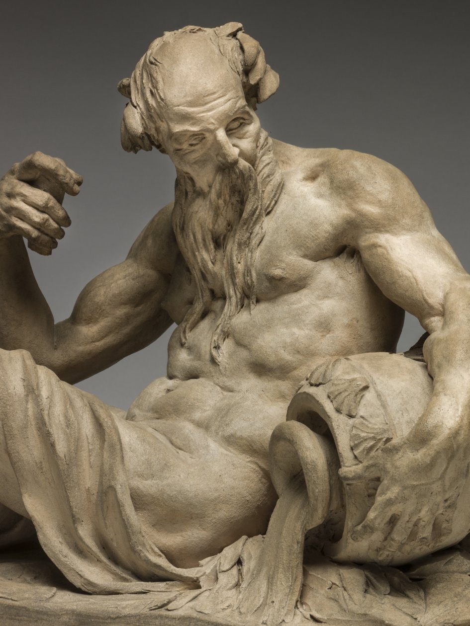 Flussgott, 1755 von Jean Jacques Caffieri