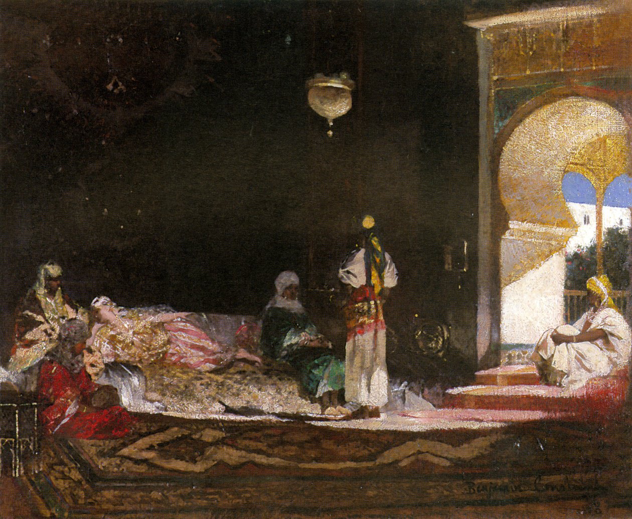 Haremsszene von Jean Joseph Benjamin Constant