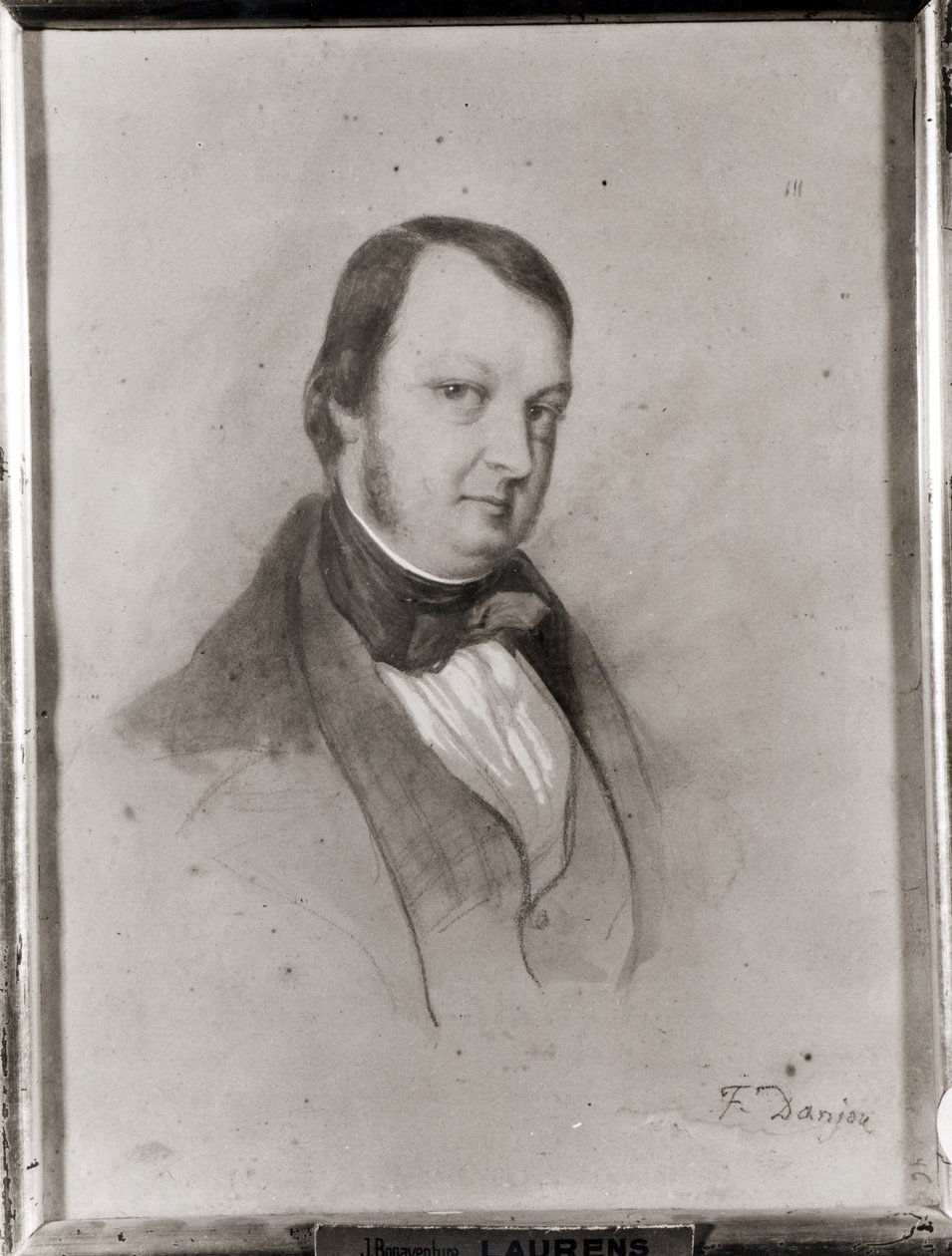 Porträt von Frederic Chopin (1810-49) von Jean Joseph Bonaventure Laurens