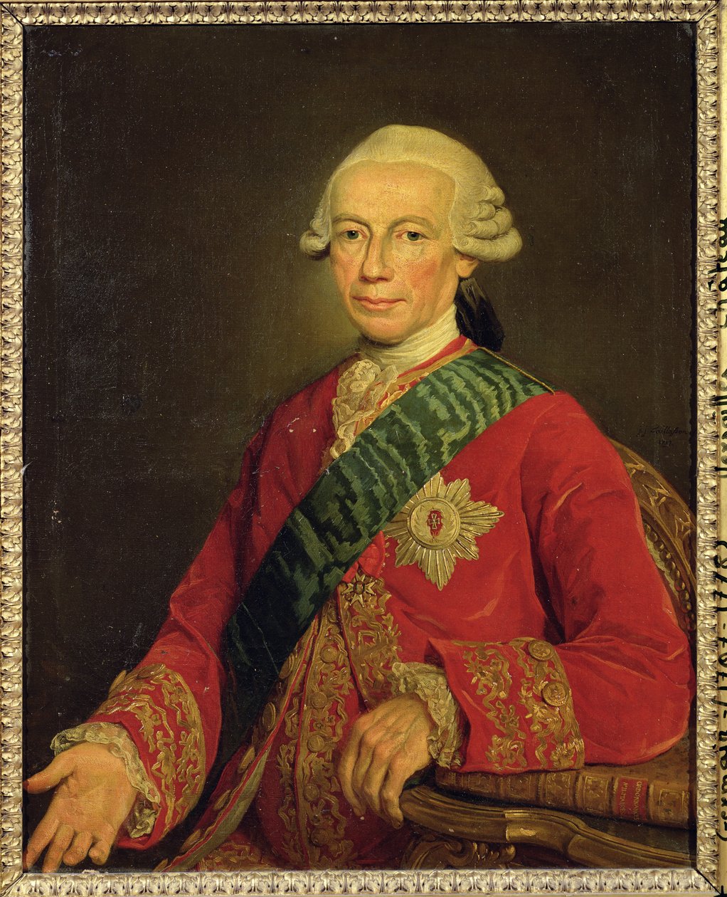 Graf Claude-Louis-Robert de Saint-Germain (1707-78) 1777 von Jean Joseph Taillasson