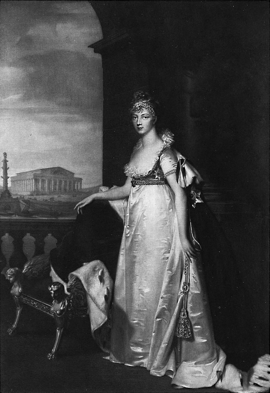 Porträt von Elisabeth Alexejewna (1779-1826) von Jean Laurent Mosnier