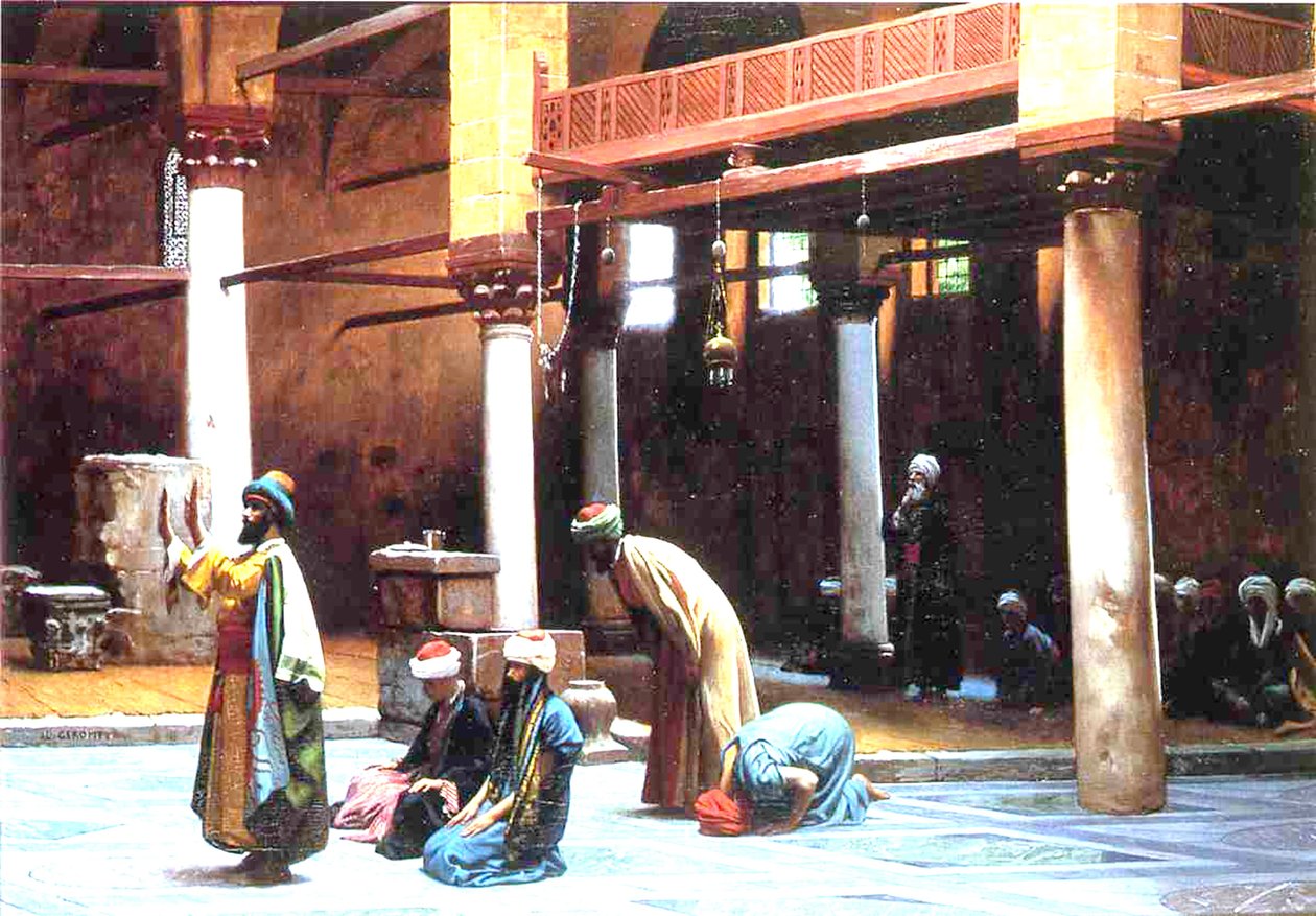 Gebet in einer Moschee, 1892 von Jean Leon Gerome