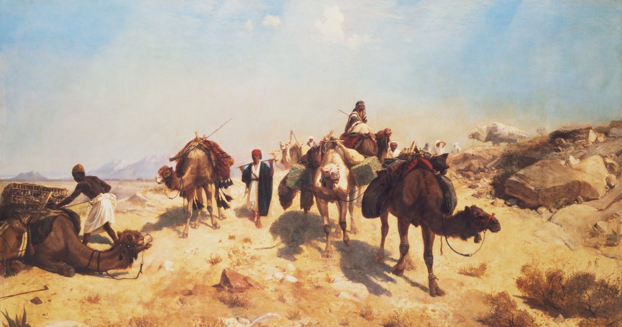Durchquerung der Wüste von Jean Leon Gerome