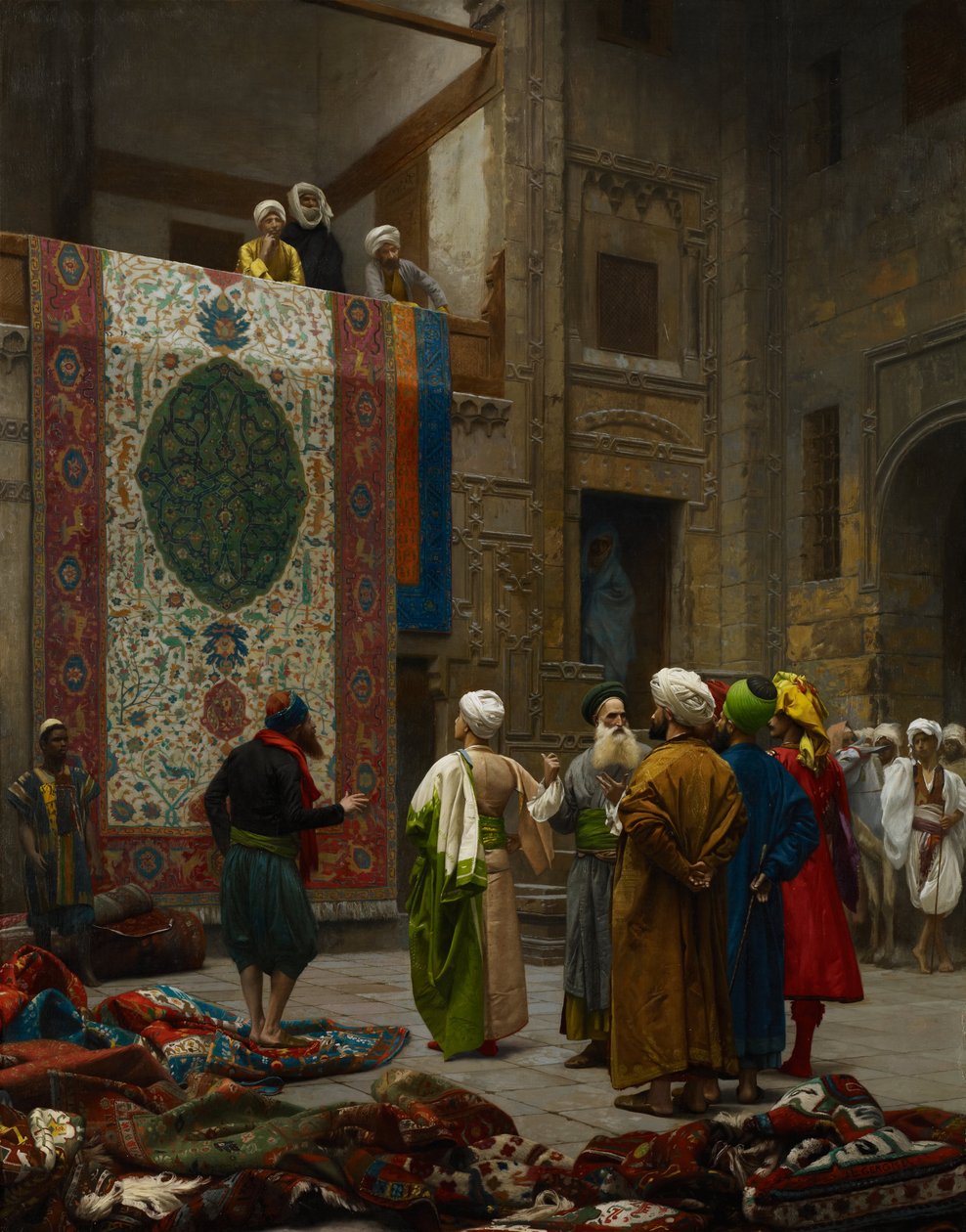 Der Teppichhändler von Jean Leon Gerome