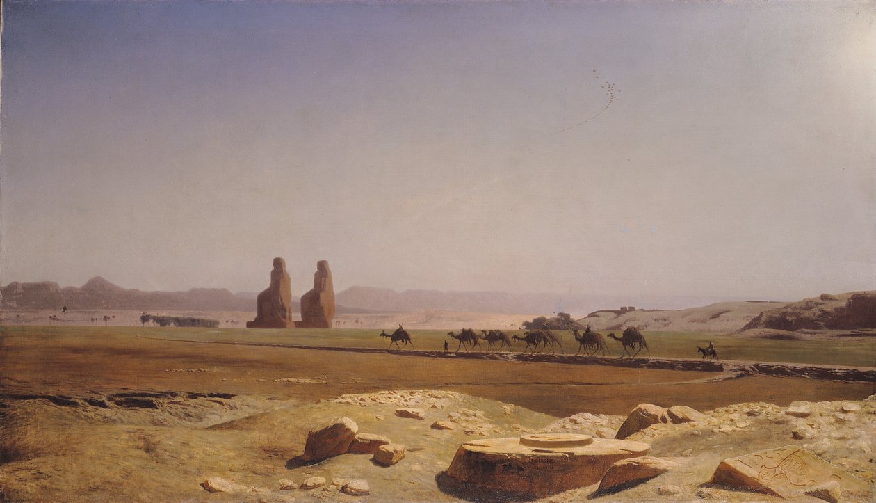 Die Ebene von Theben in Oberägypten, 1857 von Jean Leon Gerome