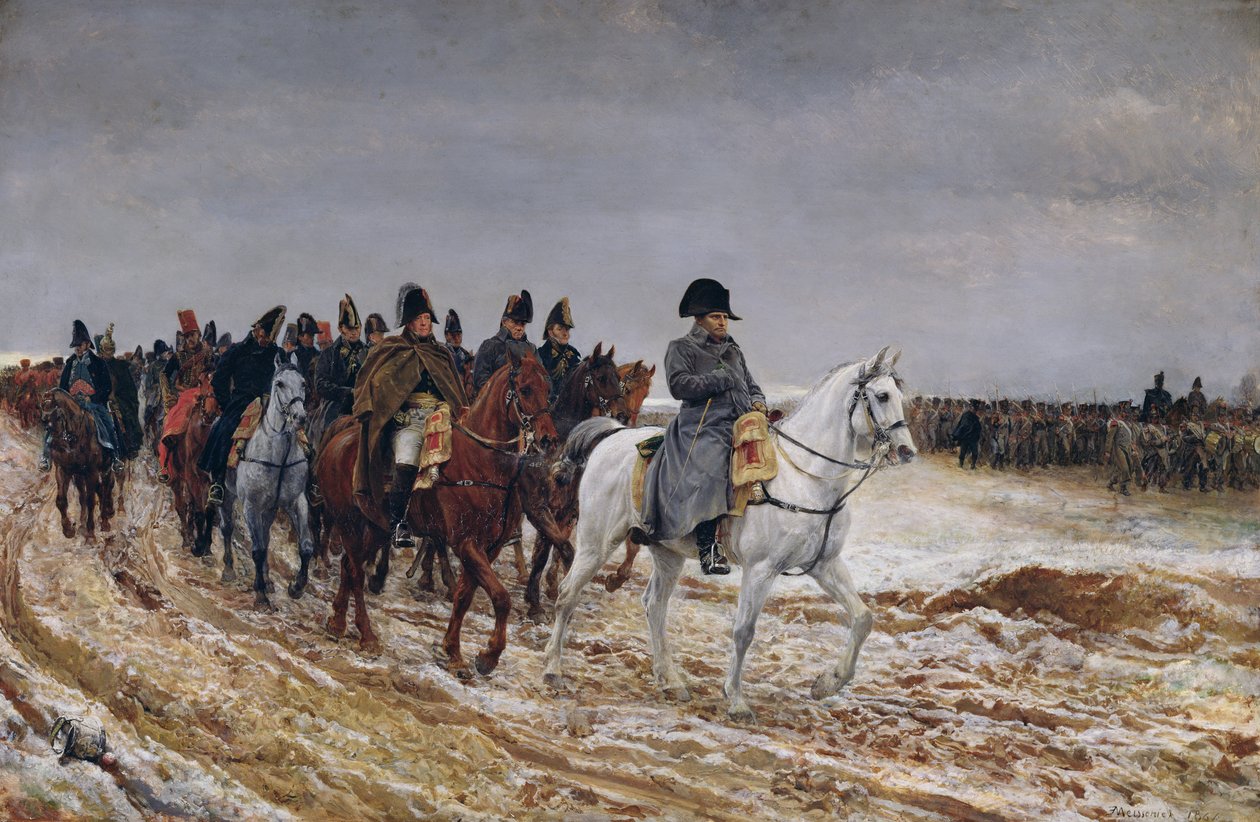 Napoleon (1769-1821) auf Feldzug 1814, 1864 von Jean Louis Ernest Meissonier