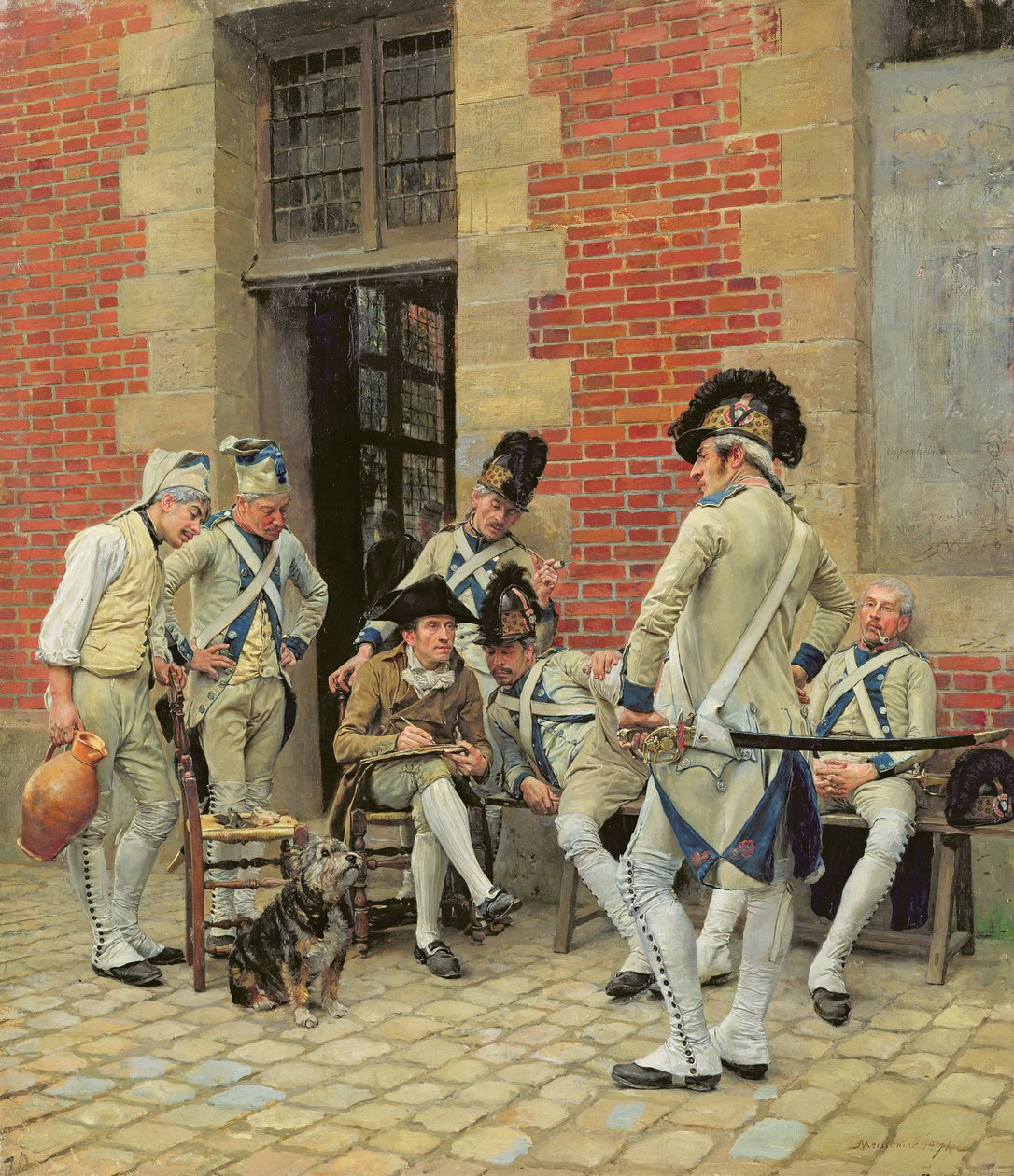 Das Porträt des Sergeanten, 1874 von Jean Louis Ernest Meissonier