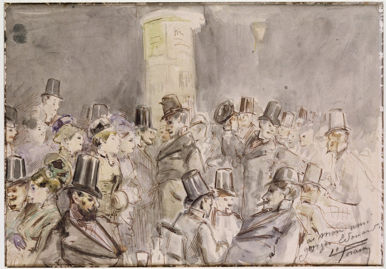 Ein Pariser Boulevard, 1880 von Jean Louis Forain