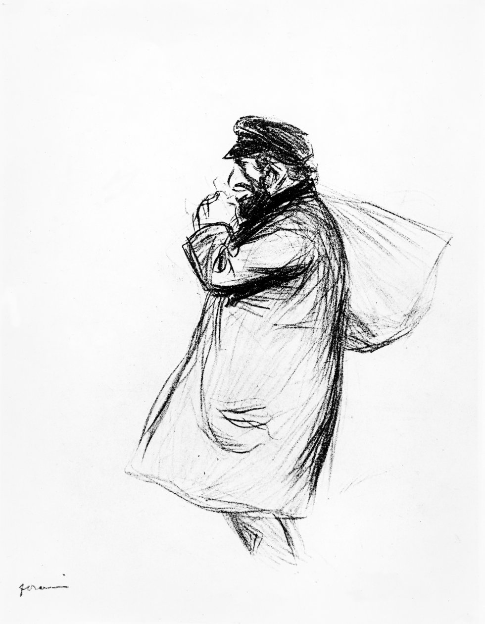 Der jüdische Hausierer, ca. 1880-90 von Jean Louis Forain