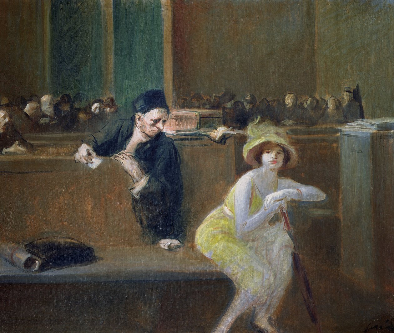 Tribunalszene von Jean Louis Forain