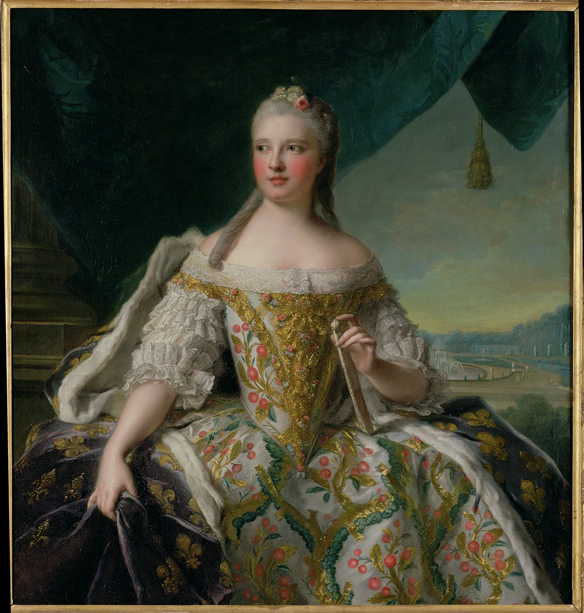 Dauphine Marie-Josephe de Saxe (1731-67) 1751 von Jean Marc Nattier