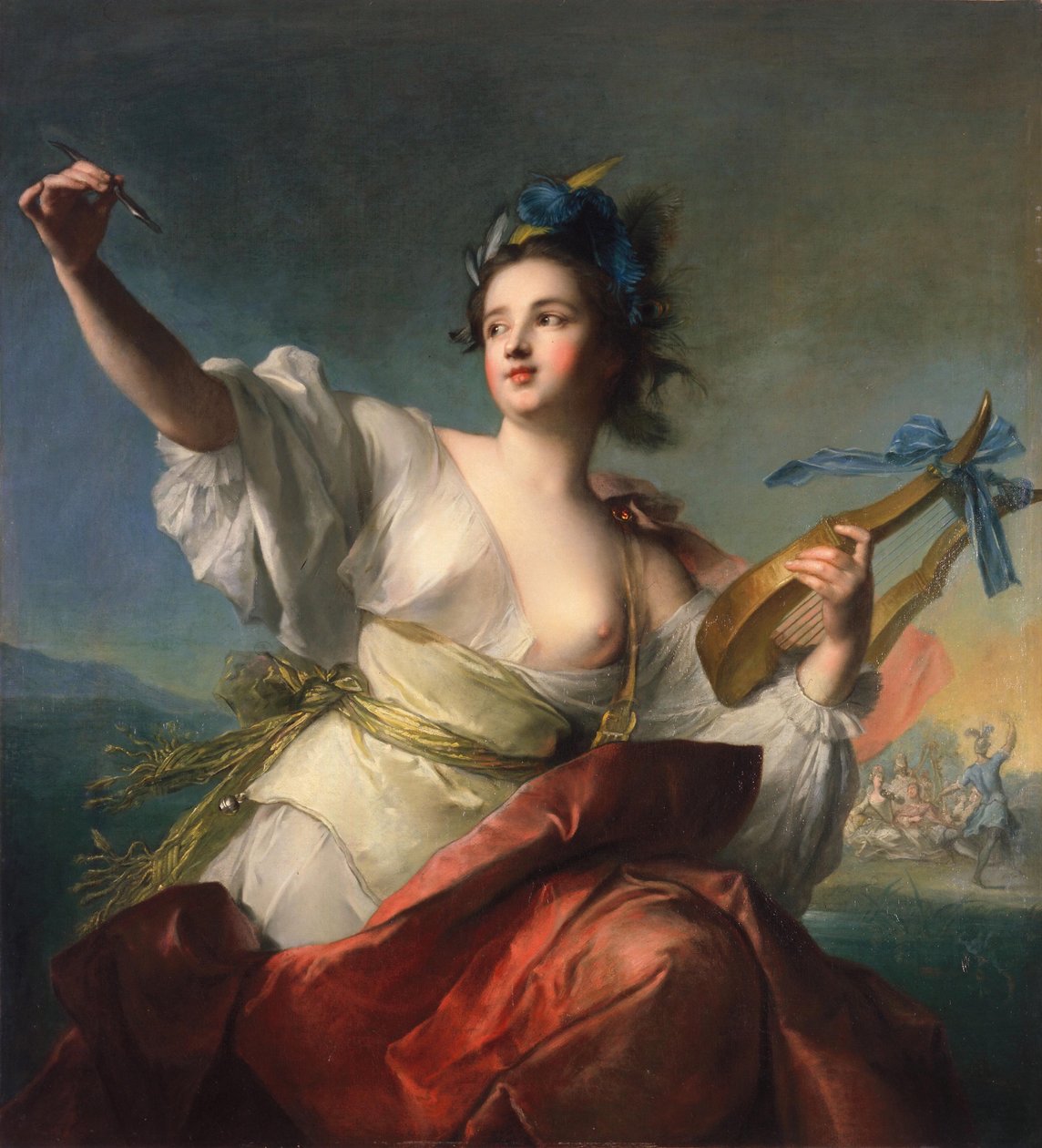 Terpsichore, Muse des Tanzes von Jean Marc Nattier
