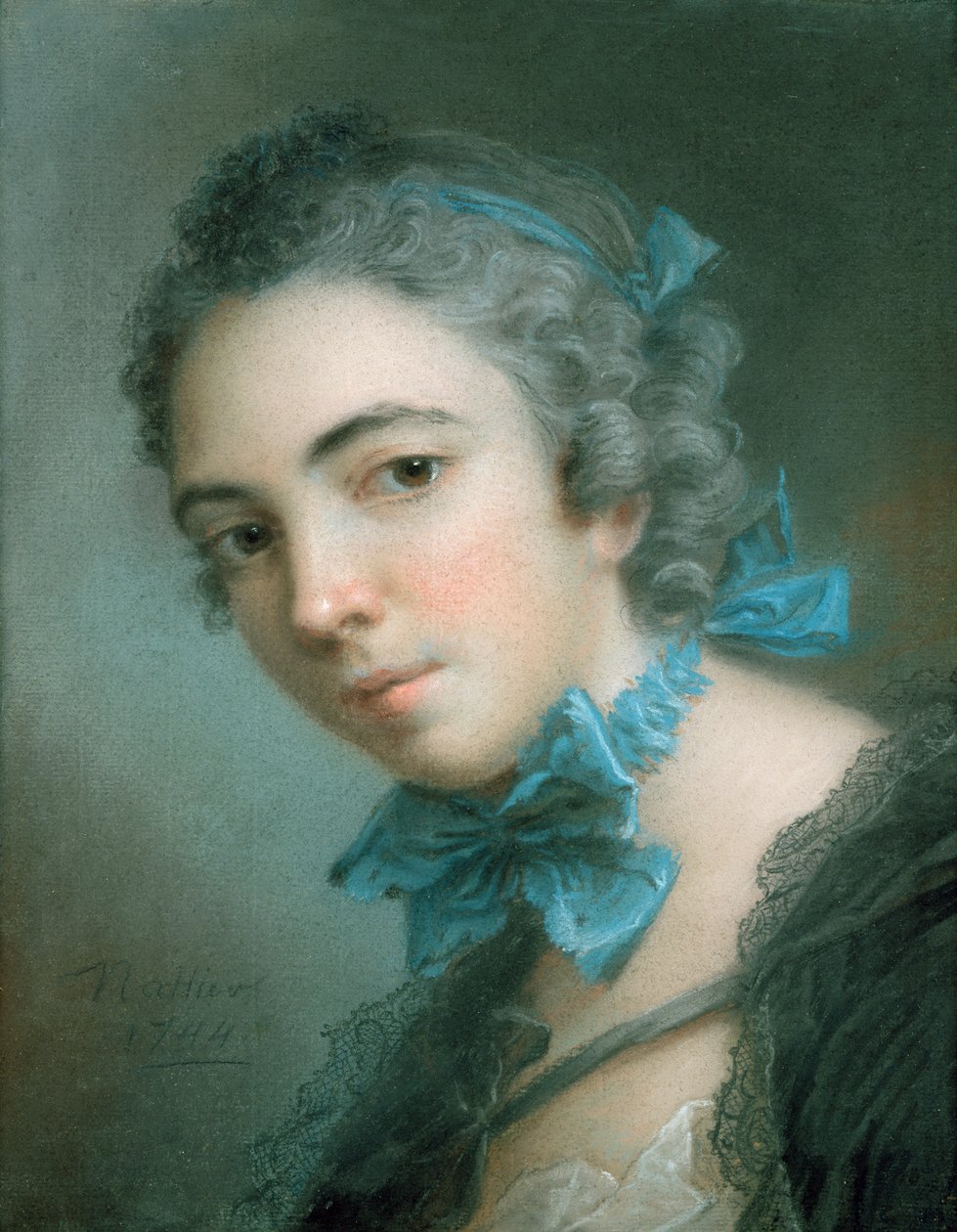 Junges Mädchen, 1744 von Jean Marc Nattier
