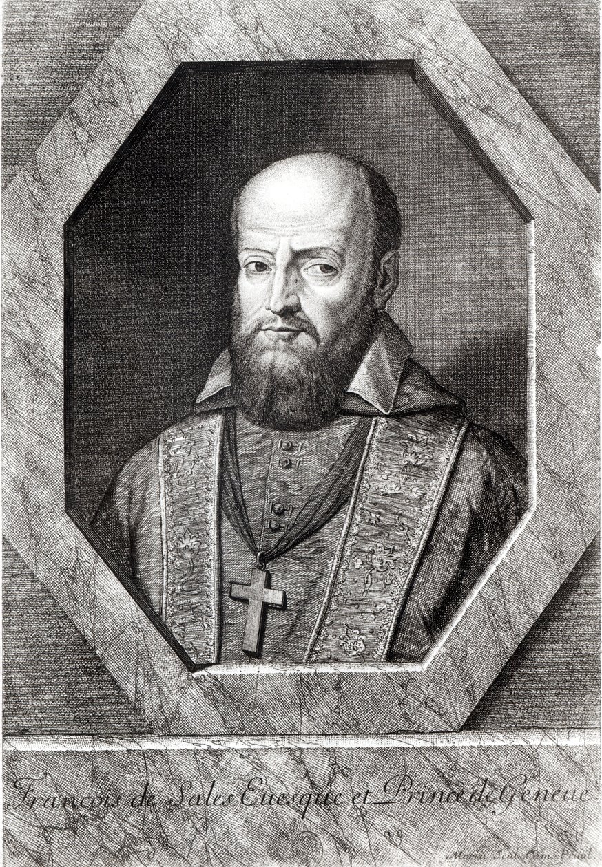 Porträt von Francois de Sales (1567-1622) von Jean Morin