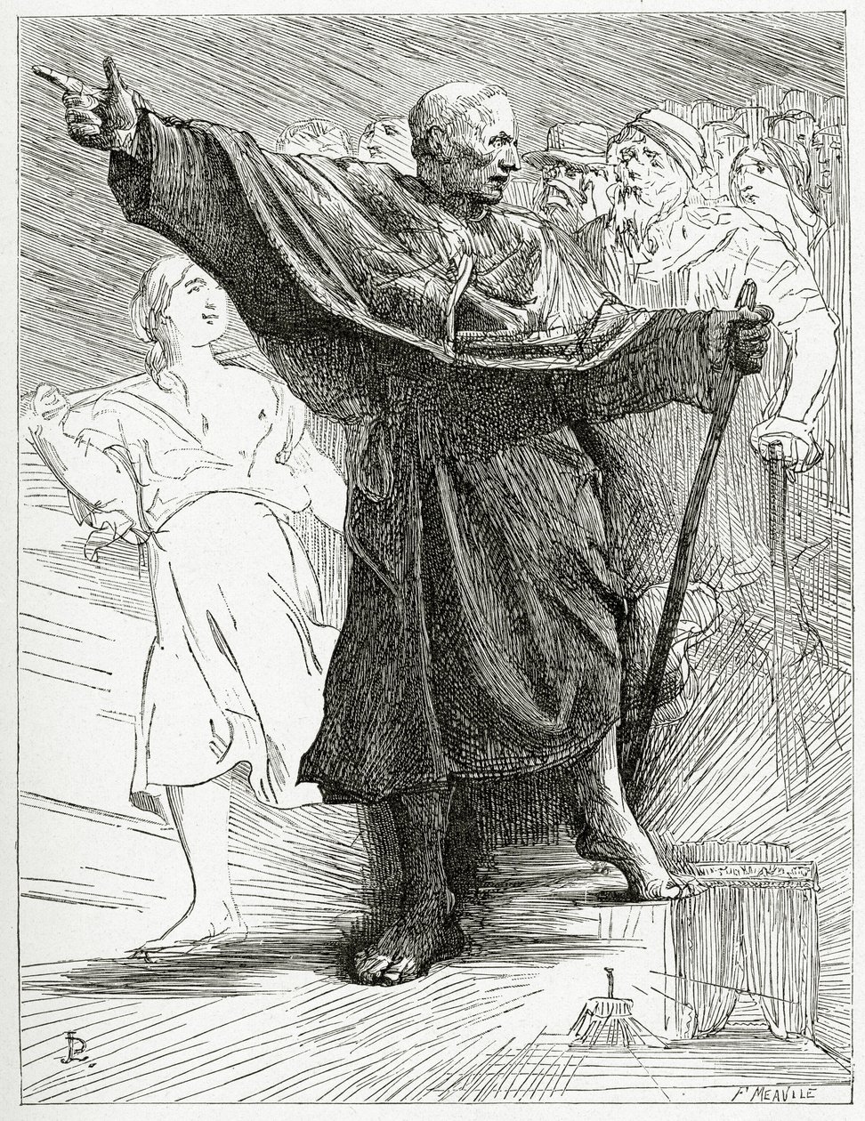 Der Papst, 19. Jahrhundert von Jean Paul Laurens