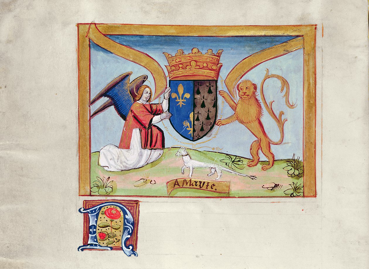 Wappen von Anne de Bretagne (1477-1514) 1515 von Jean Perreal