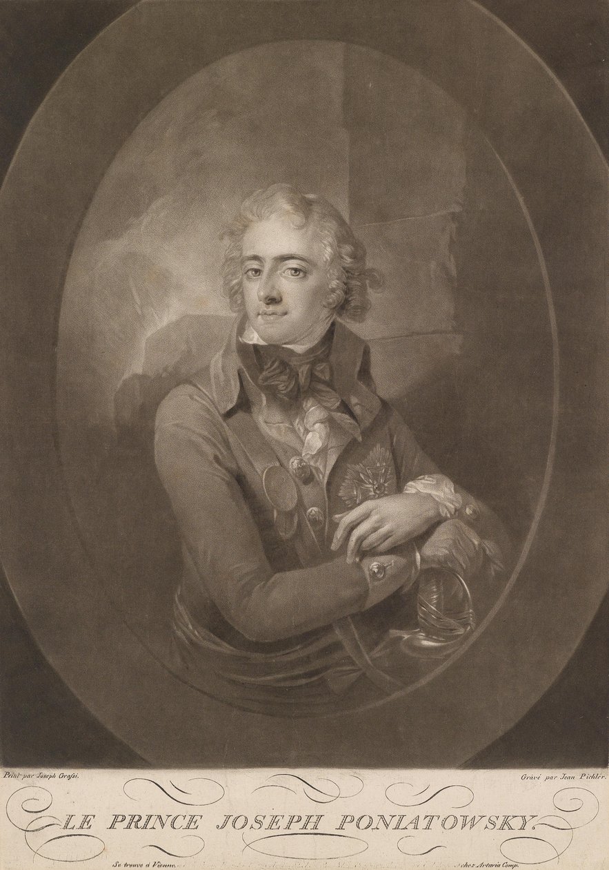 Porträt des Fürsten Joseph Poniatowsky von Giuseppe or Josef Grassi