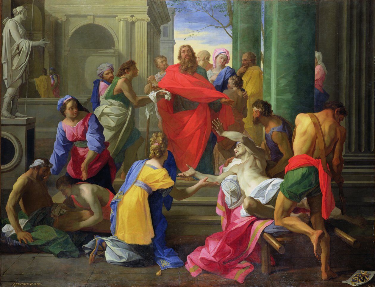 Wunder des Heiligen Paulus in Ephesus, 1693 von Jean Bernard Restout