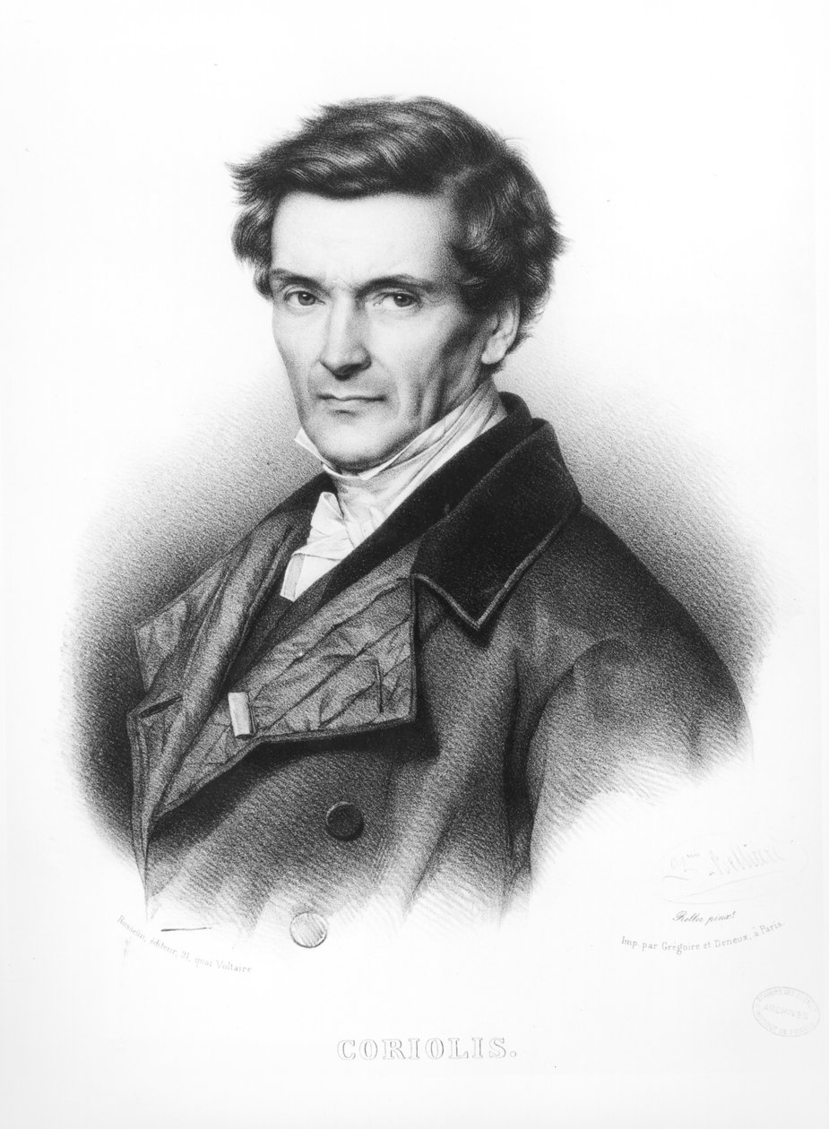 Porträt von Gustave Gaspard Coriolis (1792-1843) graviert von Zephirin Felix Jean Marius Belliard (geb. 1798) von Jean Roller