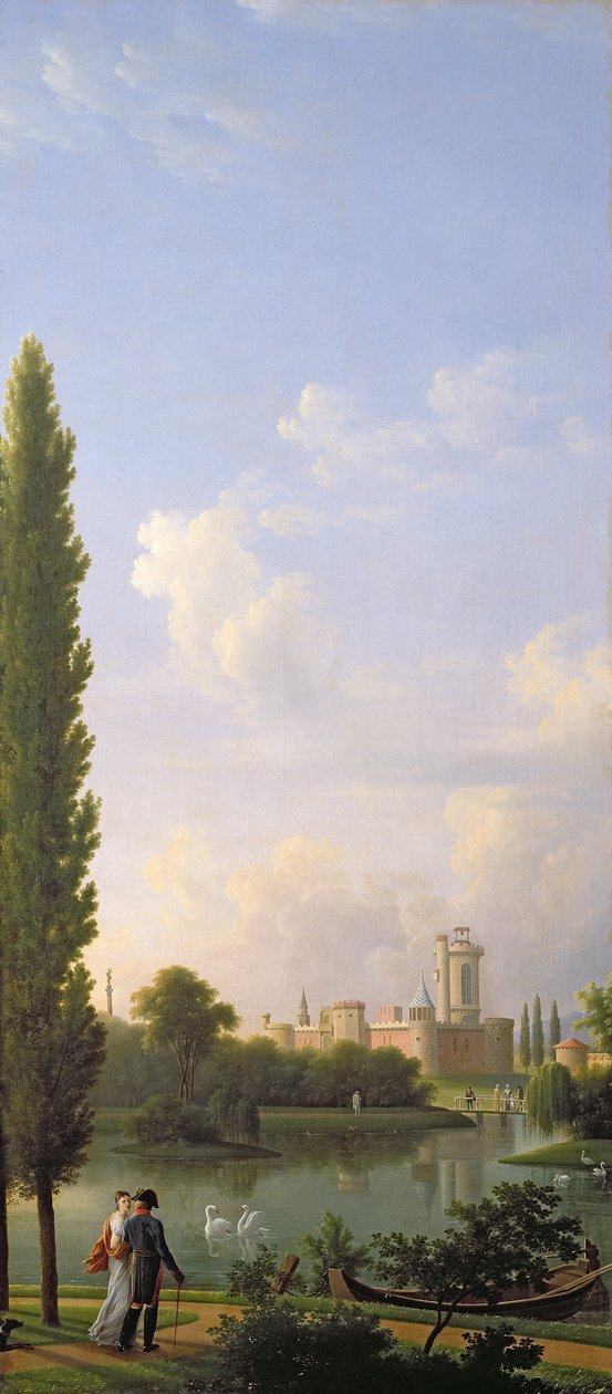 Schloss Laxenburg, nahe Wien, 1810 von Jean Joseph Xavier Bidauld