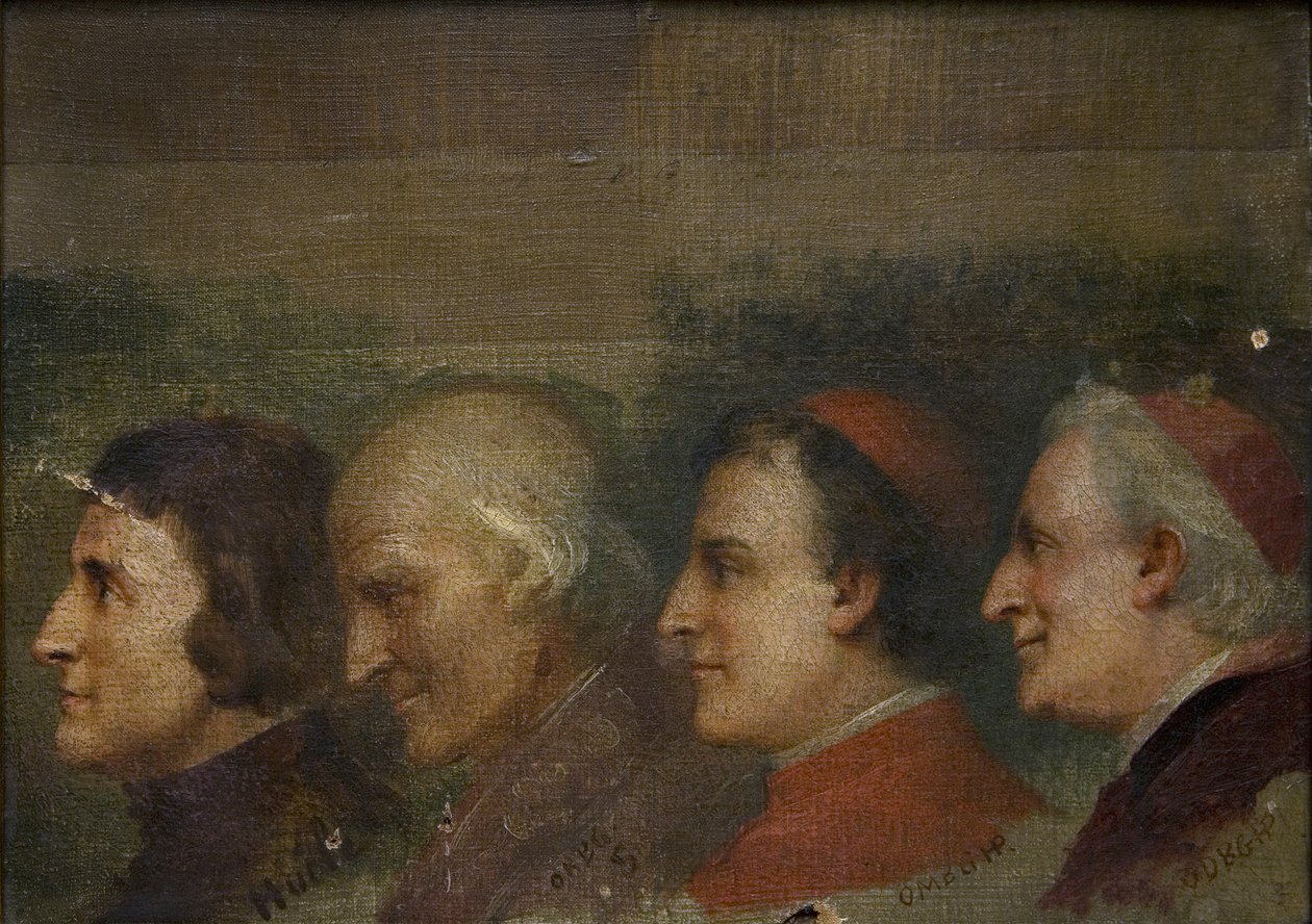Vier Geistliche von Jehan Georges Vibert