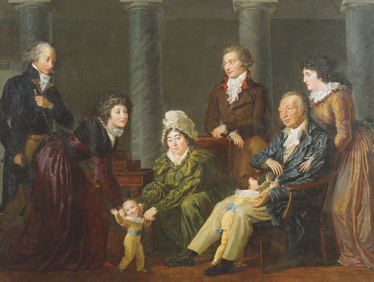 Porträt der Familie von Jean Baptiste Frederic Desmarais